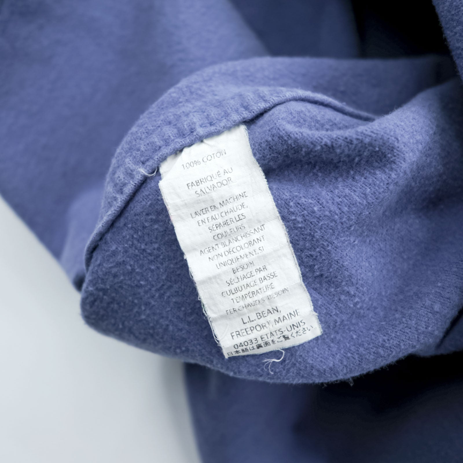L.L.Bean シャモアシャツ フランネルシャツ XL ブルー フラップ 胸ポケット MT03