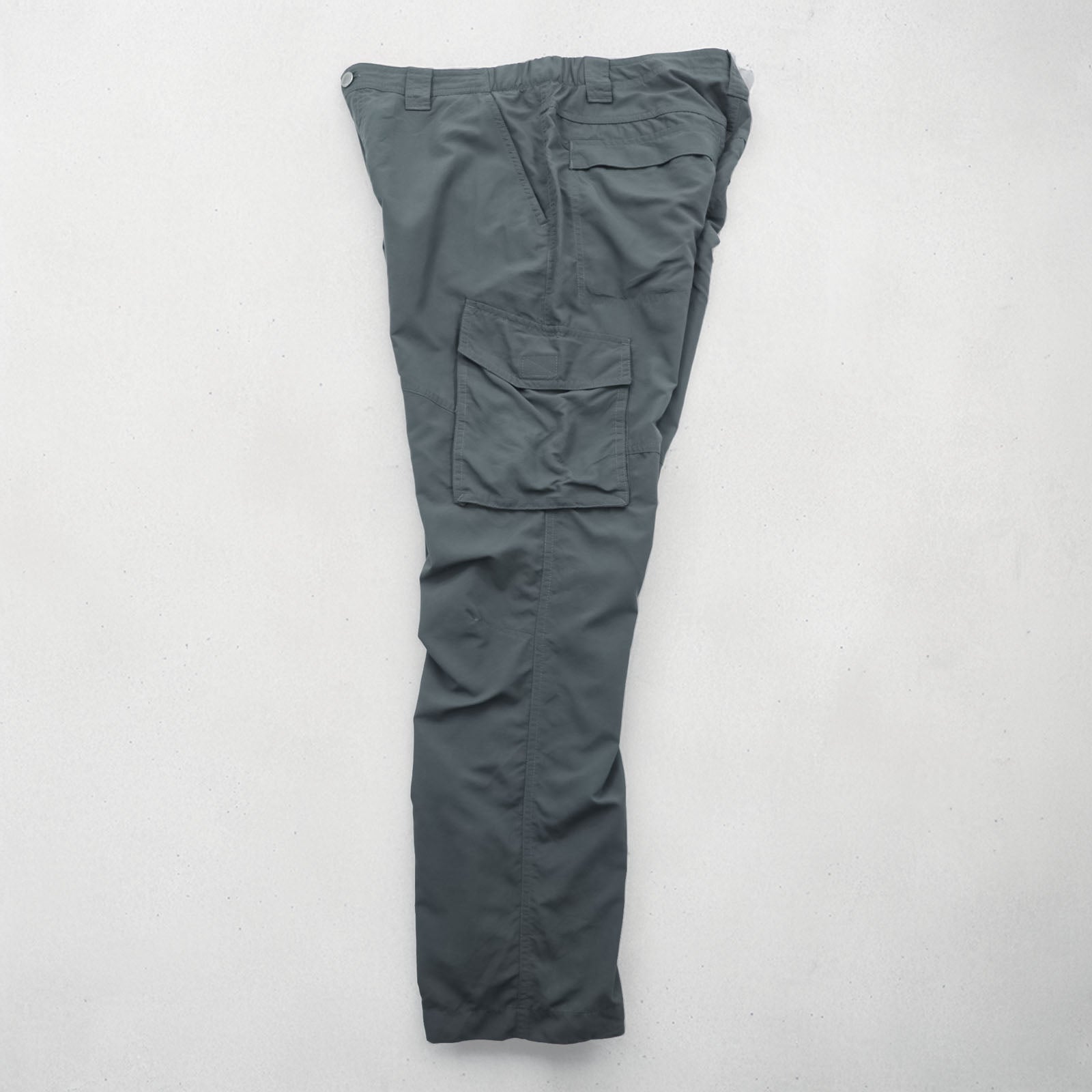 Columbia カーゴパンツ アウトドア パンツ L グレー 防水 リップストップ ナイロン Hiking Kestrel Trail Cargo Pants OMNI-SHADE SUN PROTECTION XM0104