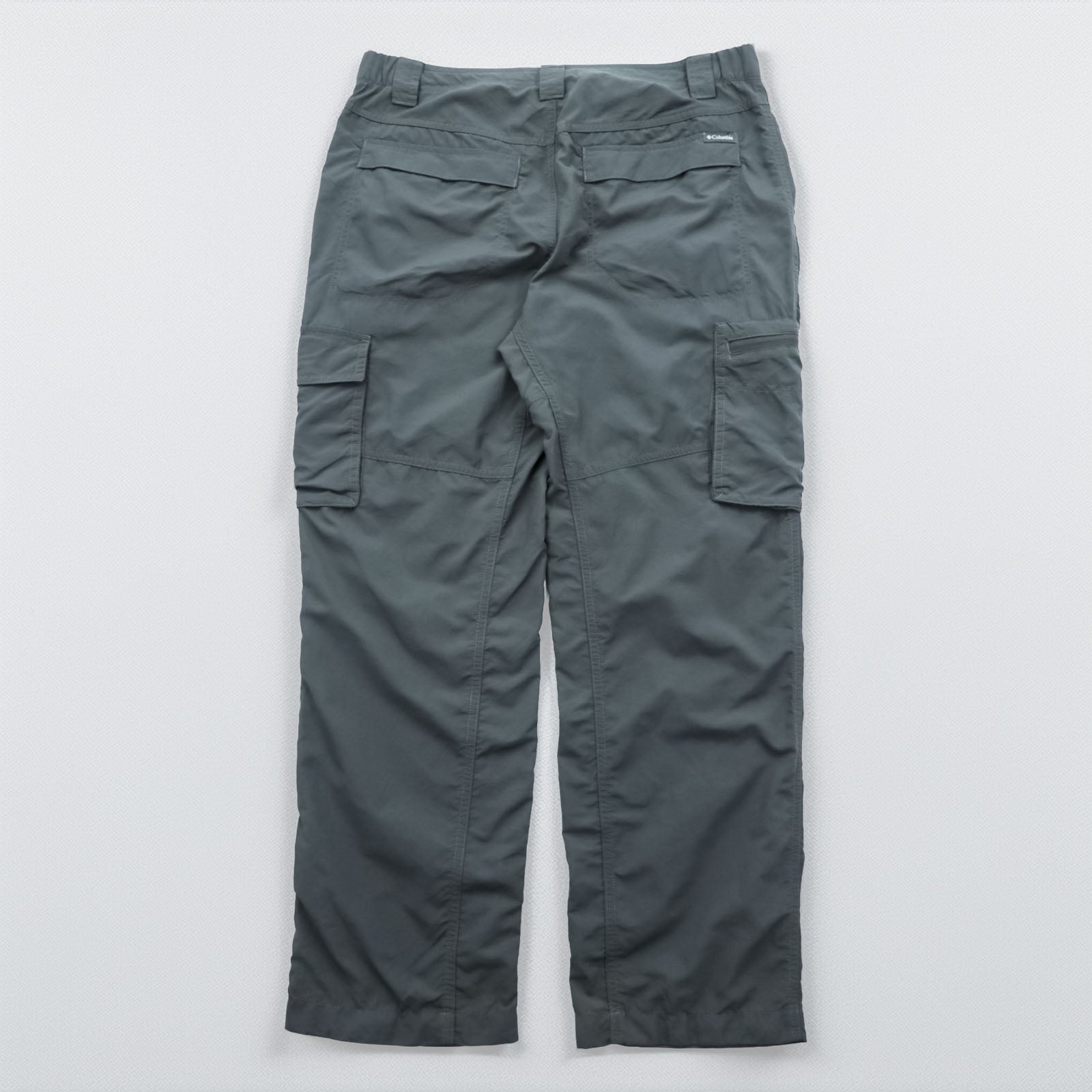 Columbia カーゴパンツ アウトドア パンツ L グレー 防水 リップストップ ナイロン Hiking Kestrel Trail Cargo Pants OMNI-SHADE SUN PROTECTION XM0104