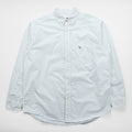 Eddie Bauer オックスフォード ボタンダウンシャツ XL ホワイト 胸ポケット コットン