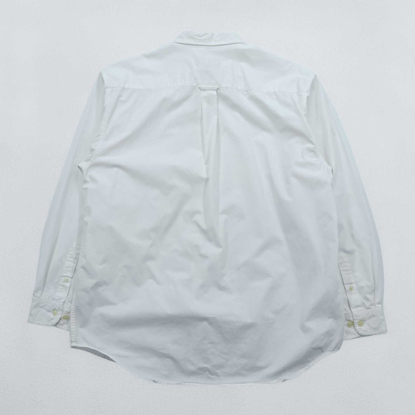 Eddie Bauer オックスフォード ボタンダウンシャツ XL ホワイト 胸ポケット コットン