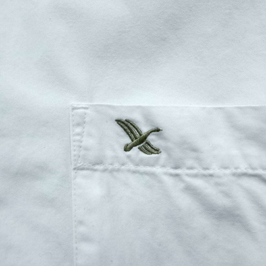 Eddie Bauer オックスフォード ボタンダウンシャツ XL ホワイト 胸ポケット コットン