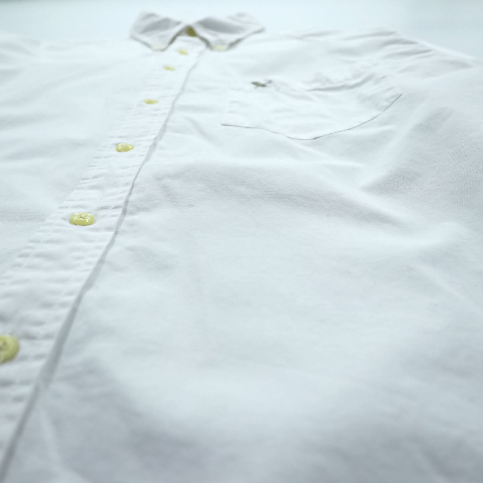 Eddie Bauer オックスフォード ボタンダウンシャツ XL ホワイト 胸ポケット コットン