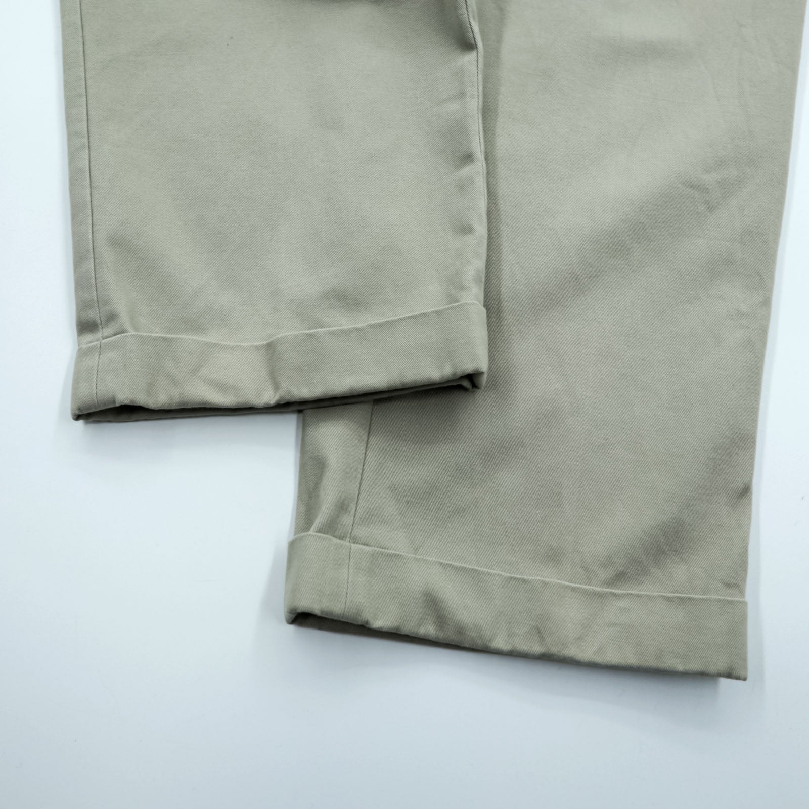 LAUREN RALPH LAUREN 90年代 2タック ワイド チノパンツ ワークパンツ L ベージュ ダブルカフス