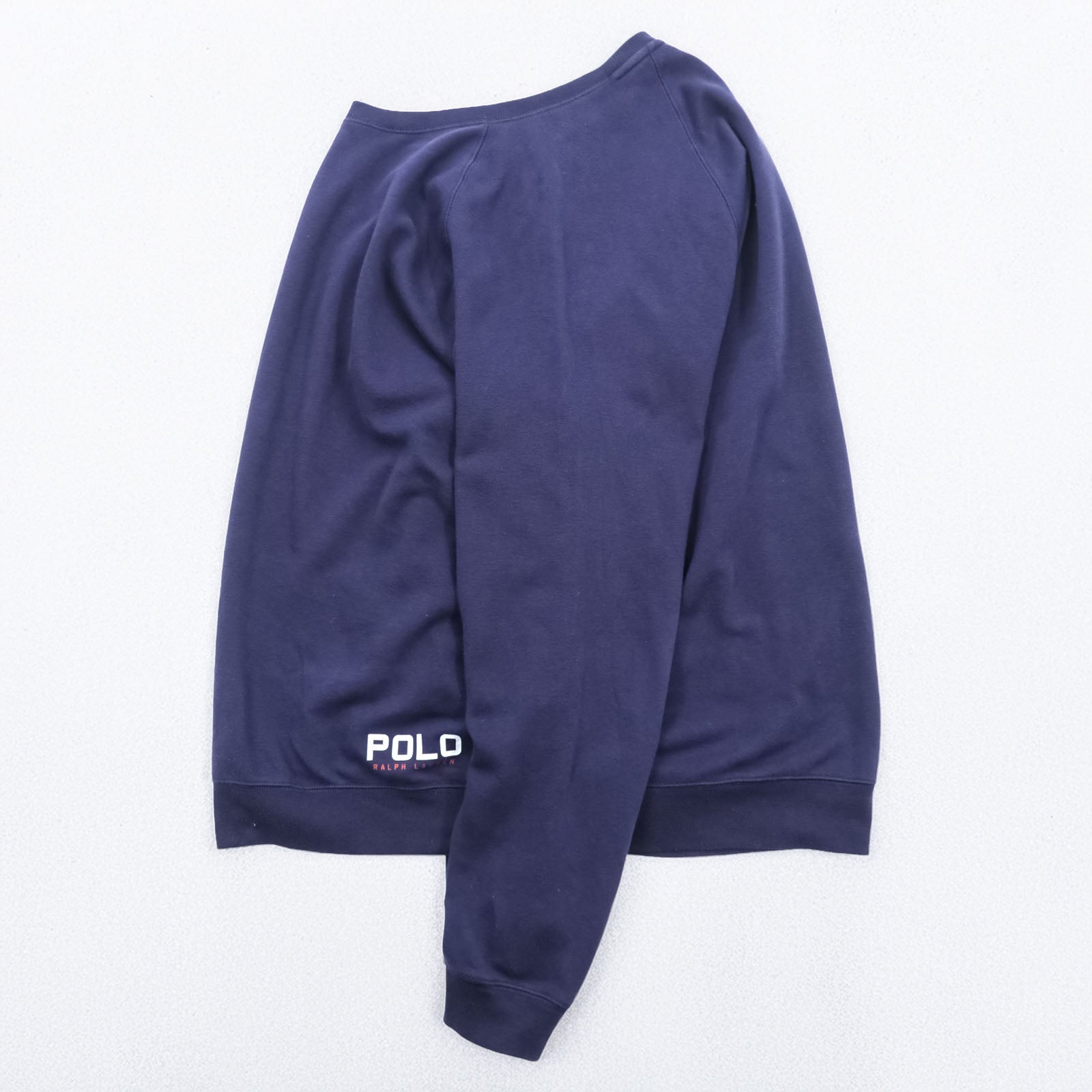 Polo Ralph Lauren ライトウェイト スウェット トレーナー XL ネイビー コットン クルーネック
