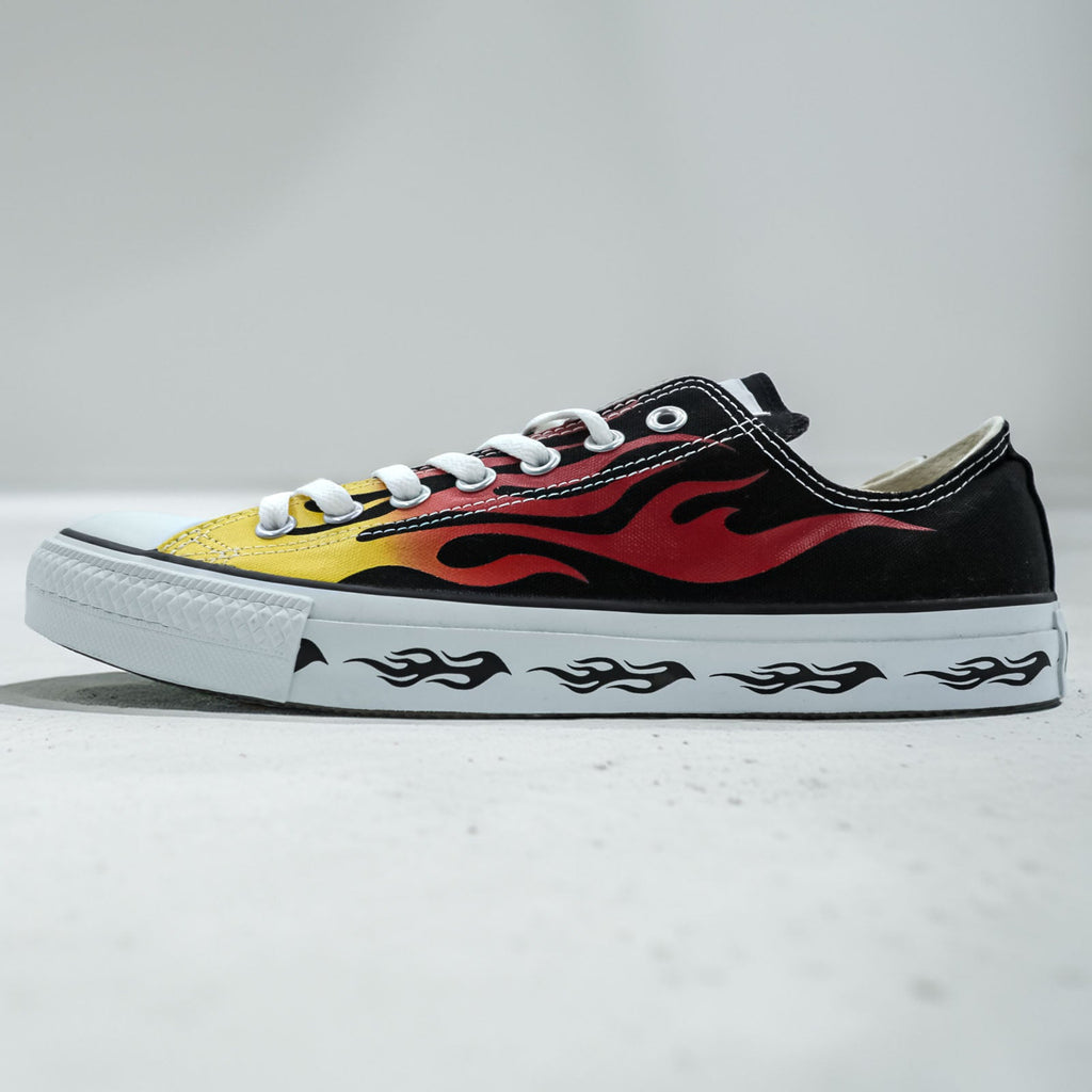 CONVERSE オールスター ALL STAR ファイヤーパターン スニーカー 28cm キャンバス IGNITE イグナイト 1CJ843 未使用品
