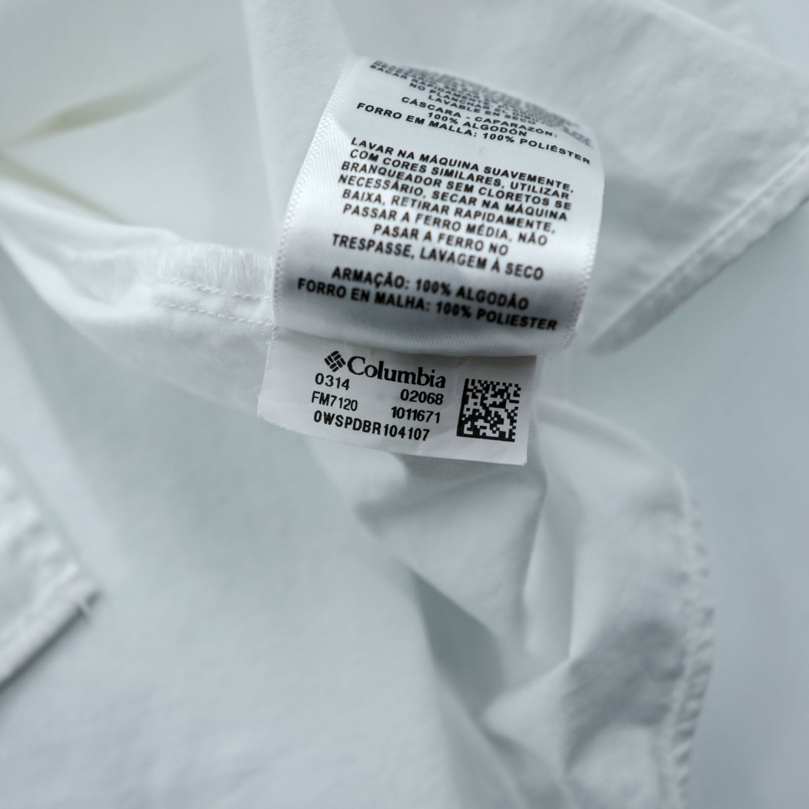 Columbia PFG フィッシングシャツ XXL ホワイト 胸ポケット コットン ビッグサイズ FM7120