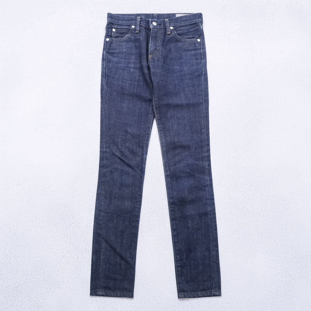 HYKE 日本製 タイトスリム デニムパンツ ジーンズ M インディゴ 濃紺 TIGHT SLIM