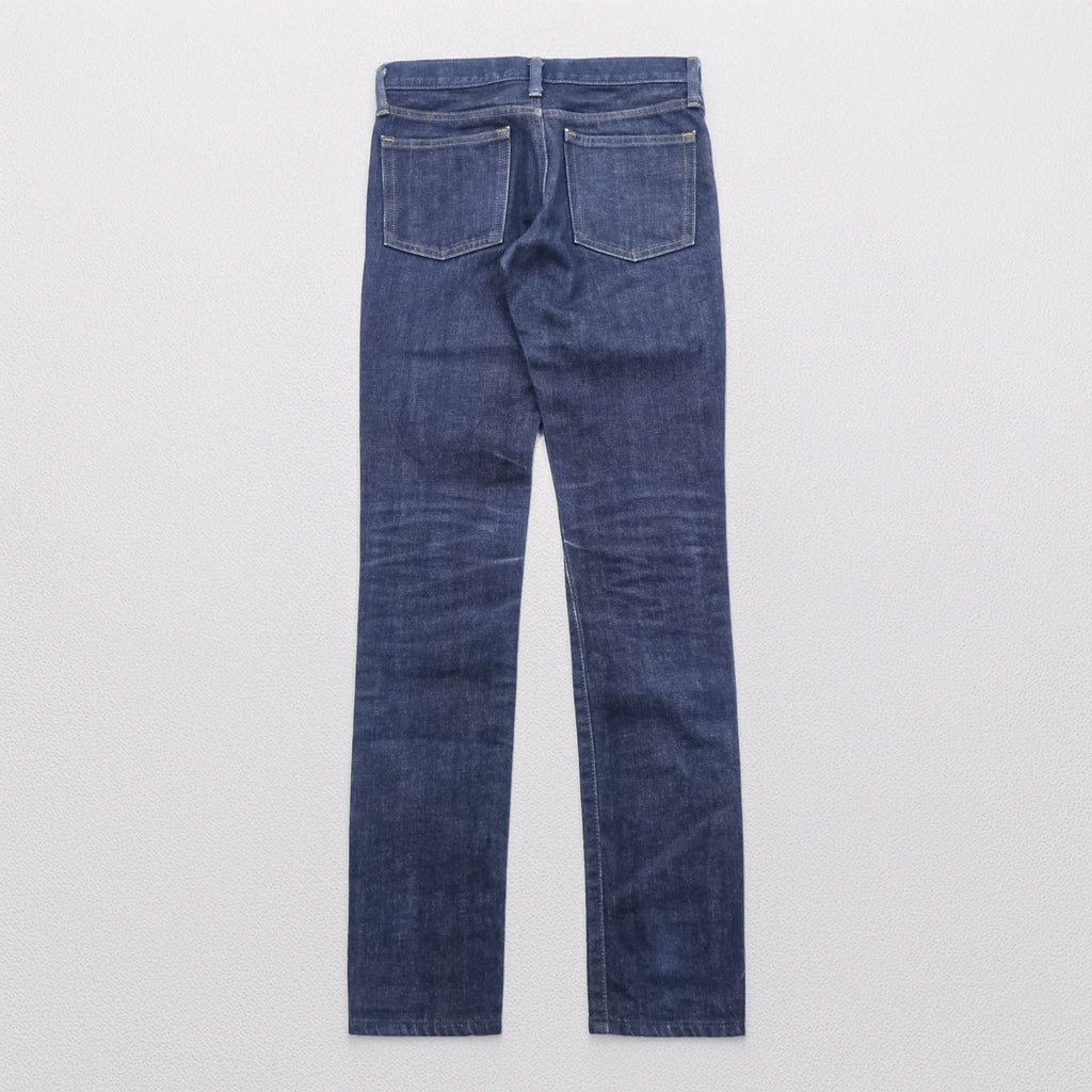HYKE 日本製 タイトスリム デニムパンツ ジーンズ M インディゴ 濃紺 TIGHT SLIM