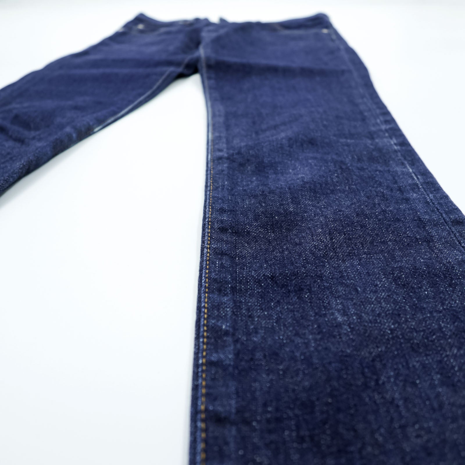 HYKE 日本製 タイトスリム デニムパンツ ジーンズ M インディゴ 濃紺 TIGHT SLIM