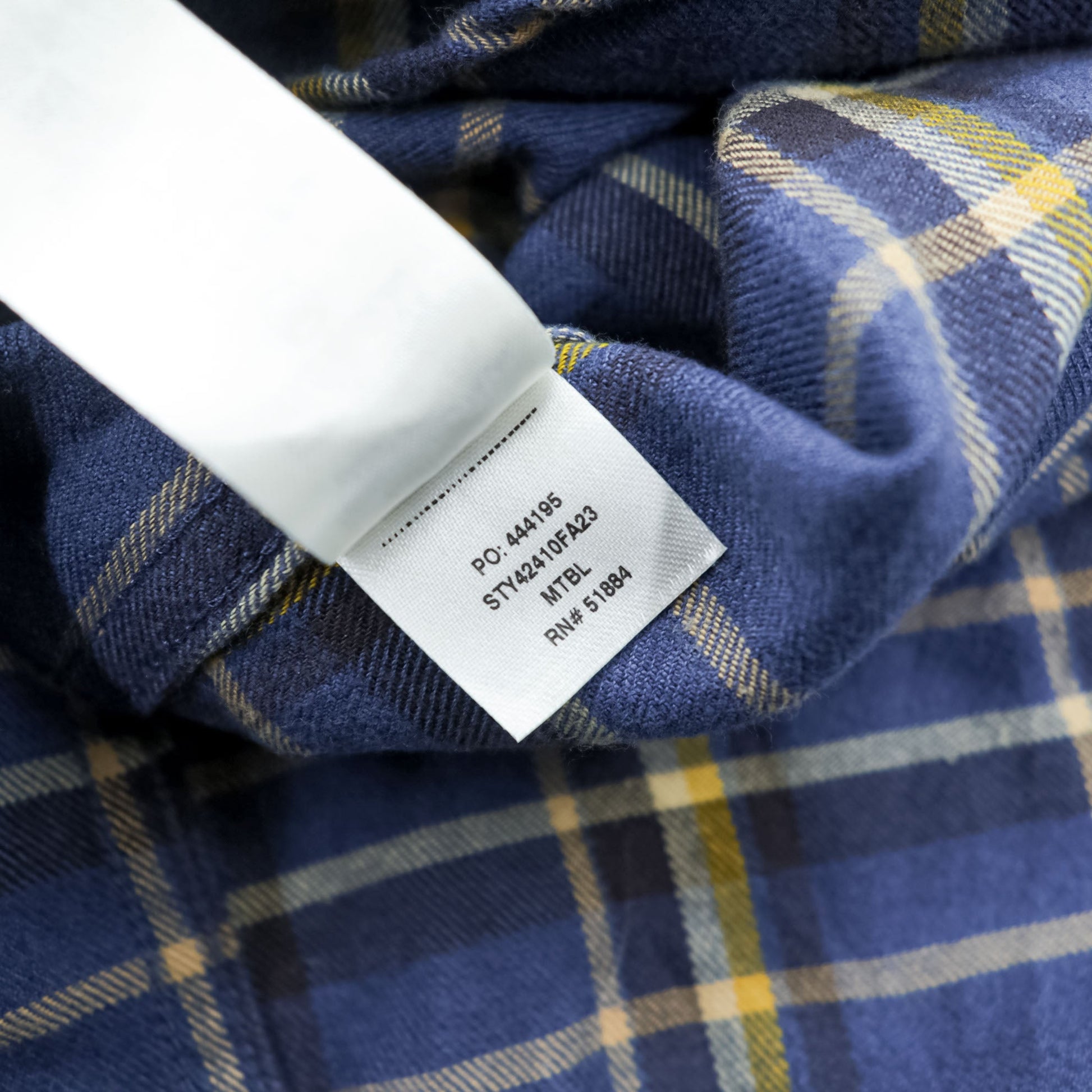 Patagonia ロングスリーブ ライトウェイト フィヨルド フランネルシャツ S ブルー チェック 42410