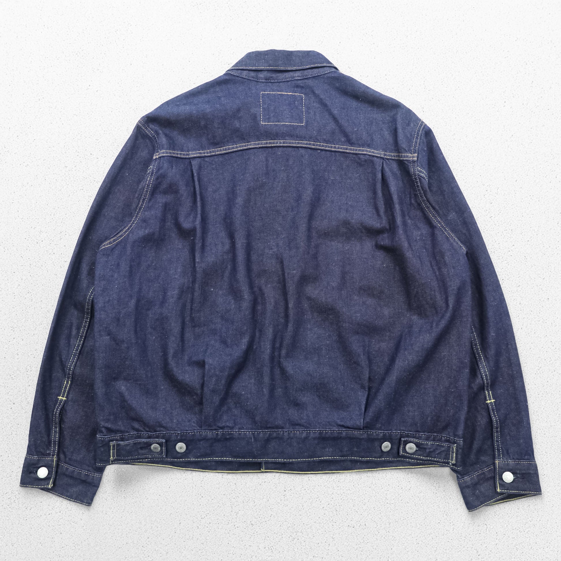Levi's 2ndタイプ ビッグE デニム トラッカージャケット TYPE II Gジャン L インディゴ タック プリーツ ルーズフィット 濃紺 PREMIUM 56862-0002