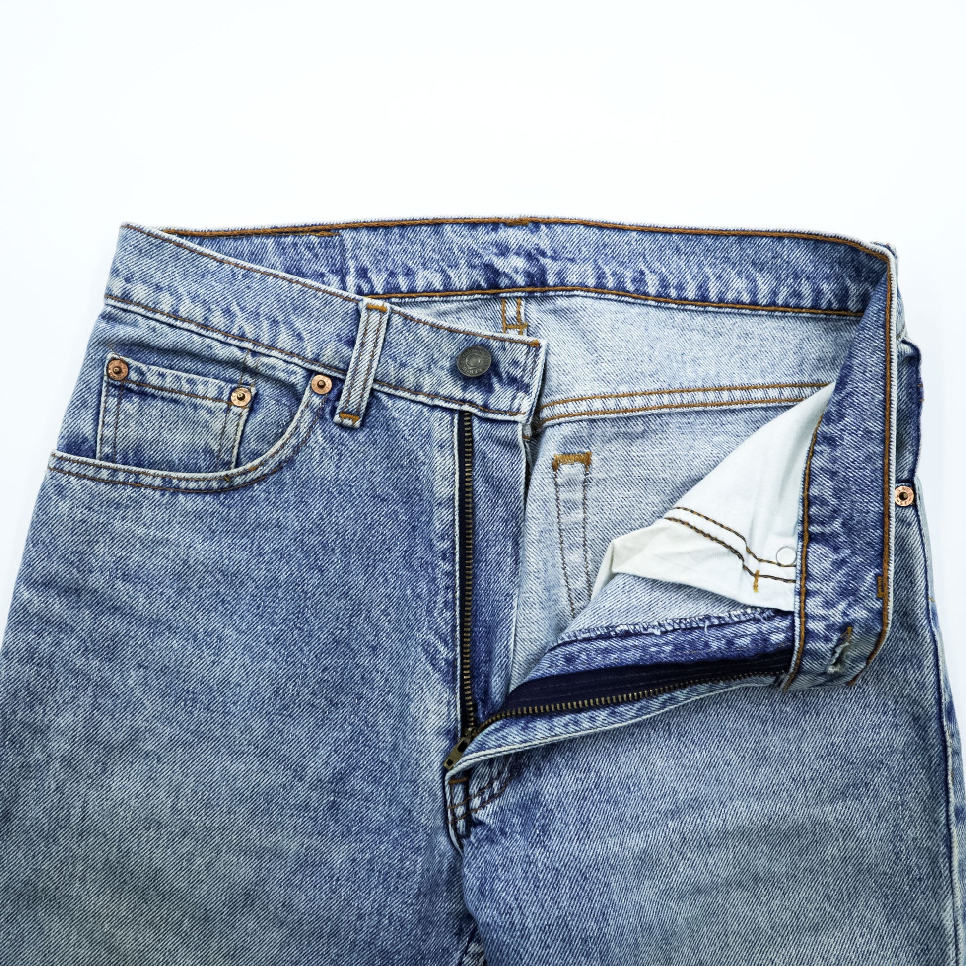 Levi's 90年代 デニムパンツ ジーンズ S インディゴ ブルー ボタン裏359 515-0217