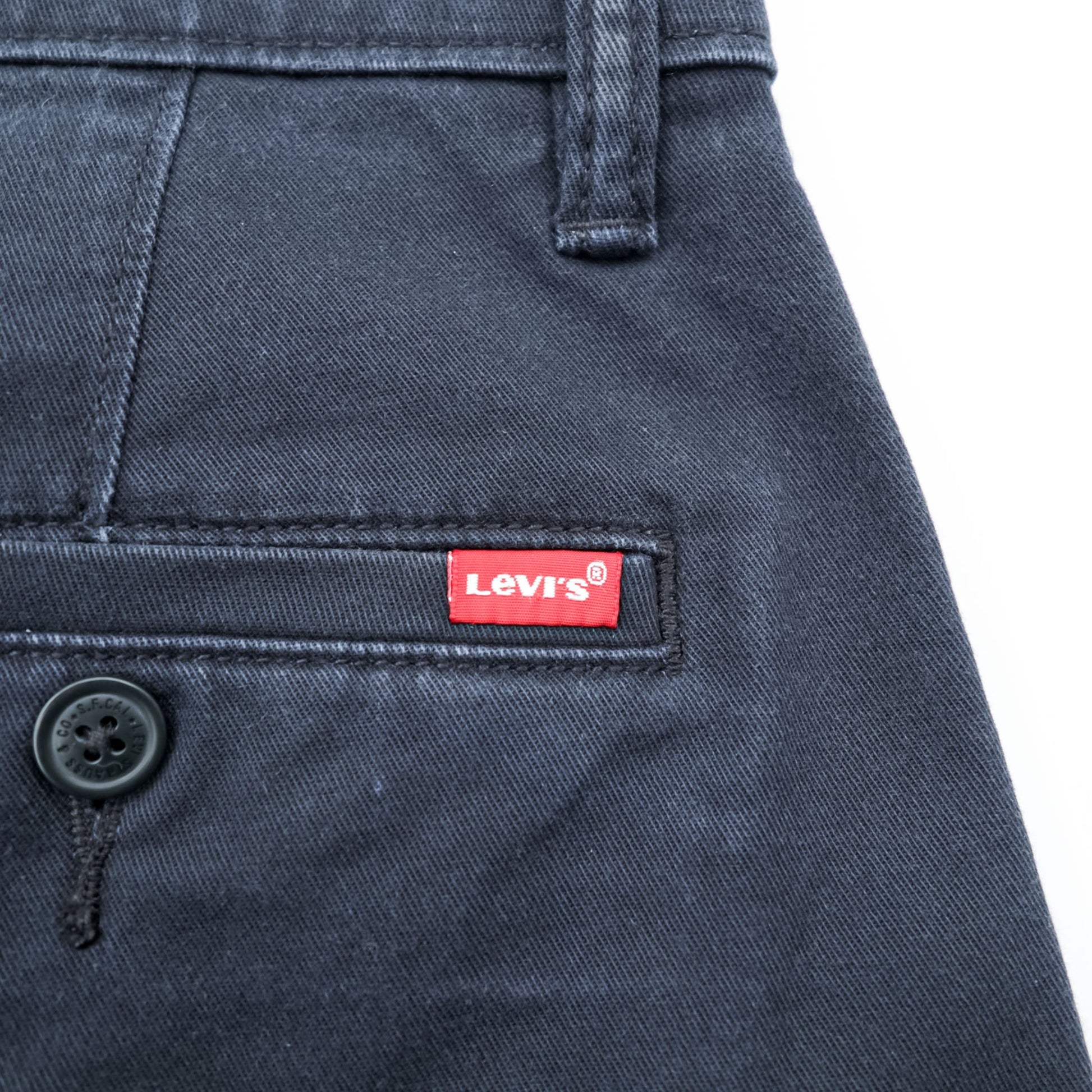Levi's XX CHINO スリム テーパード チノパンツ ワークパンツ M ブラック ストレッチ 85227-0044