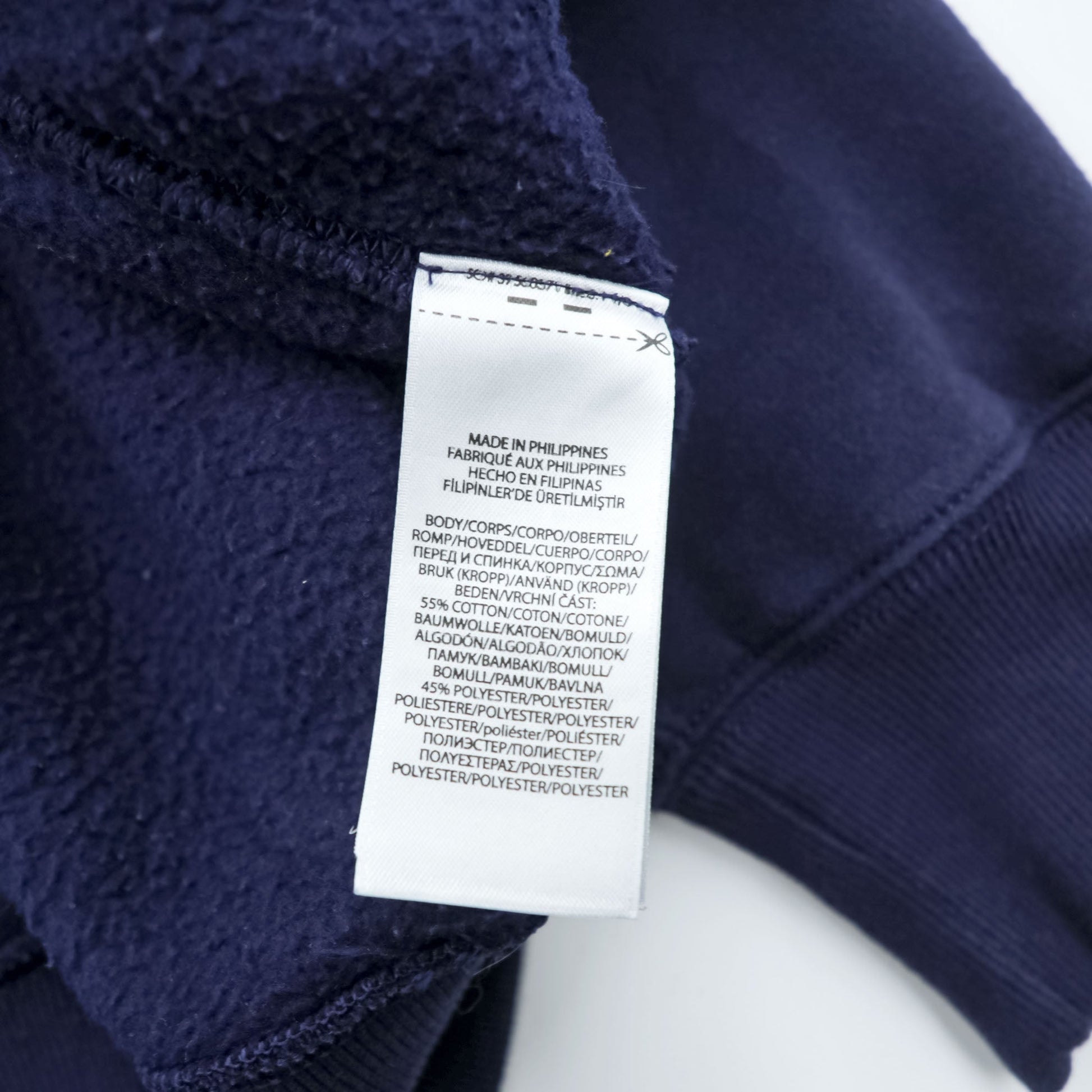 Polo Ralph Lauren ポロベア プルオーバー パーカー M ネイビー サイドポケット コットン