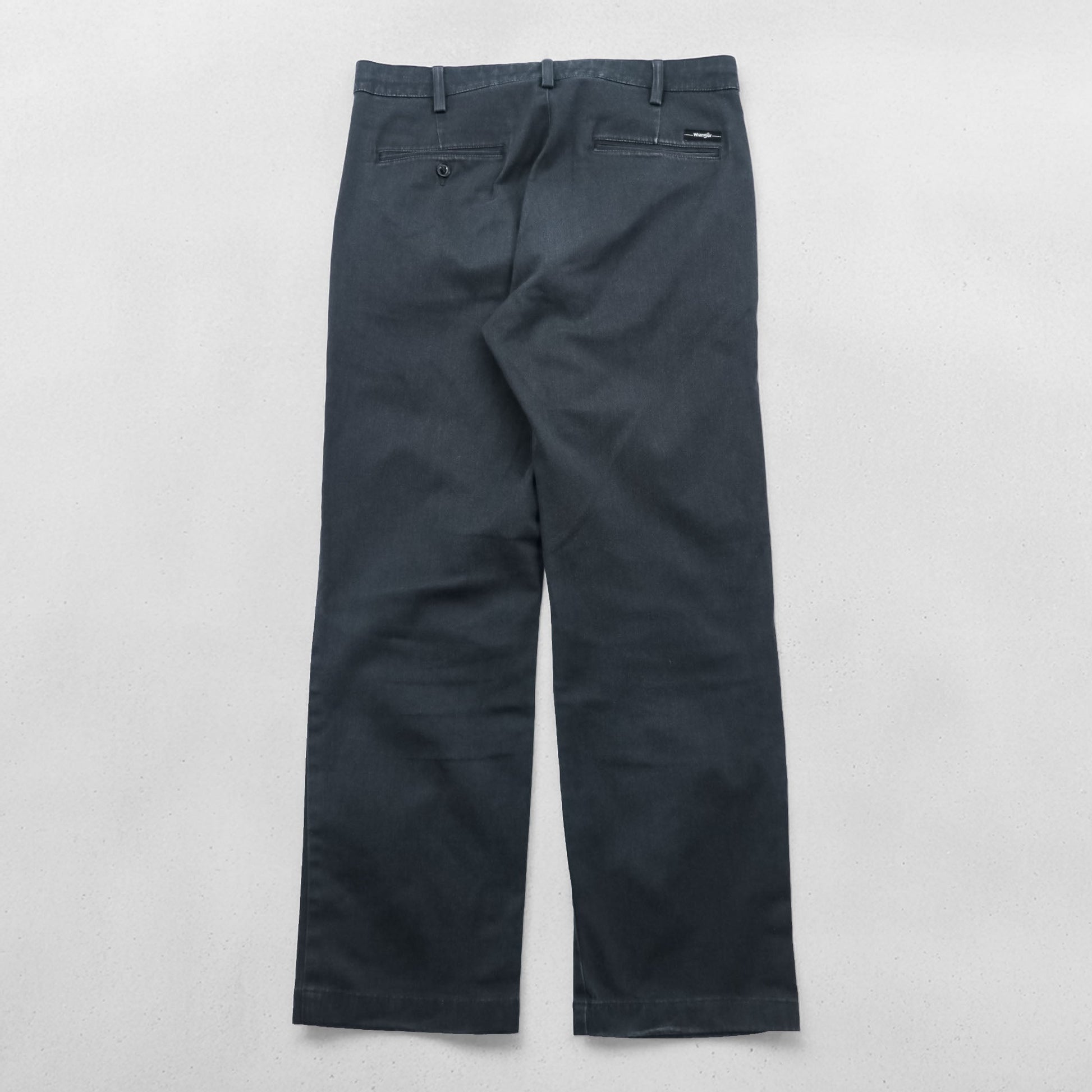 Wrangler ストレッチ チノパンツ ワークパンツ M グレー ストレート W4603