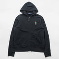 Polo Ralph Lauren ポロベア ジップパーカー L ブラック フロントポケット コットン
