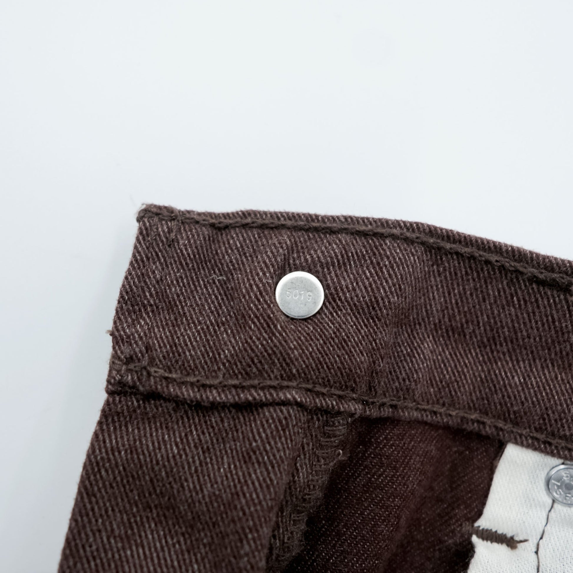 Levi's 505 デニムパンツ ジーンズ S ダークブラウン ストレッチ レギュラーフィット 00505-2241