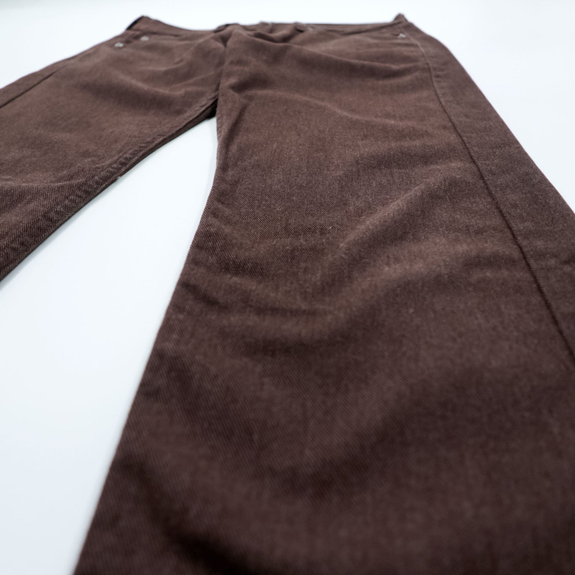 Levi's 505 デニムパンツ ジーンズ S ダークブラウン ストレッチ レギュラーフィット 00505-2241