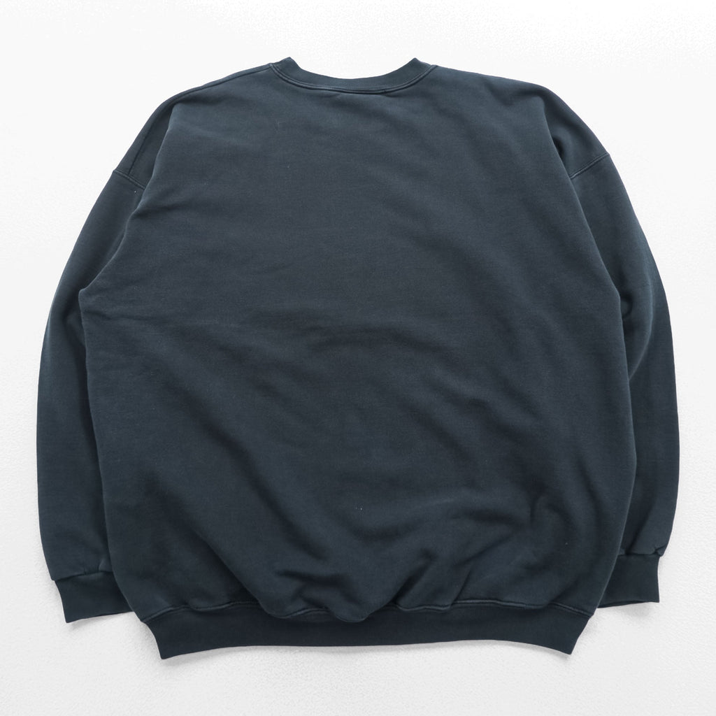 Hanes 90年代 ヴィンテージ カレッジ スウェット トレーナー XL ブラック ULTIMATE コットン CLOVIS WEST SOFTBALL