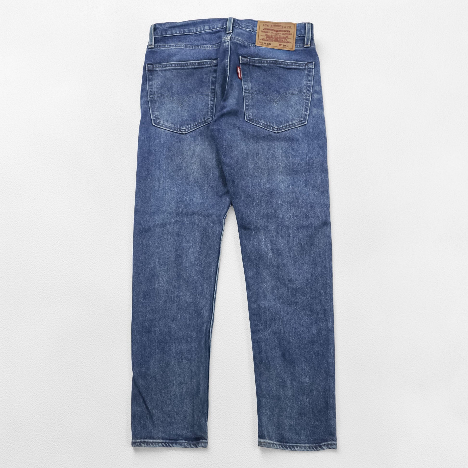 Levi's HI-BALL ビッグE デニムパンツ ジーンズ M ストレッチ インディゴブルー ROLL MEN JEANS 57783-0025