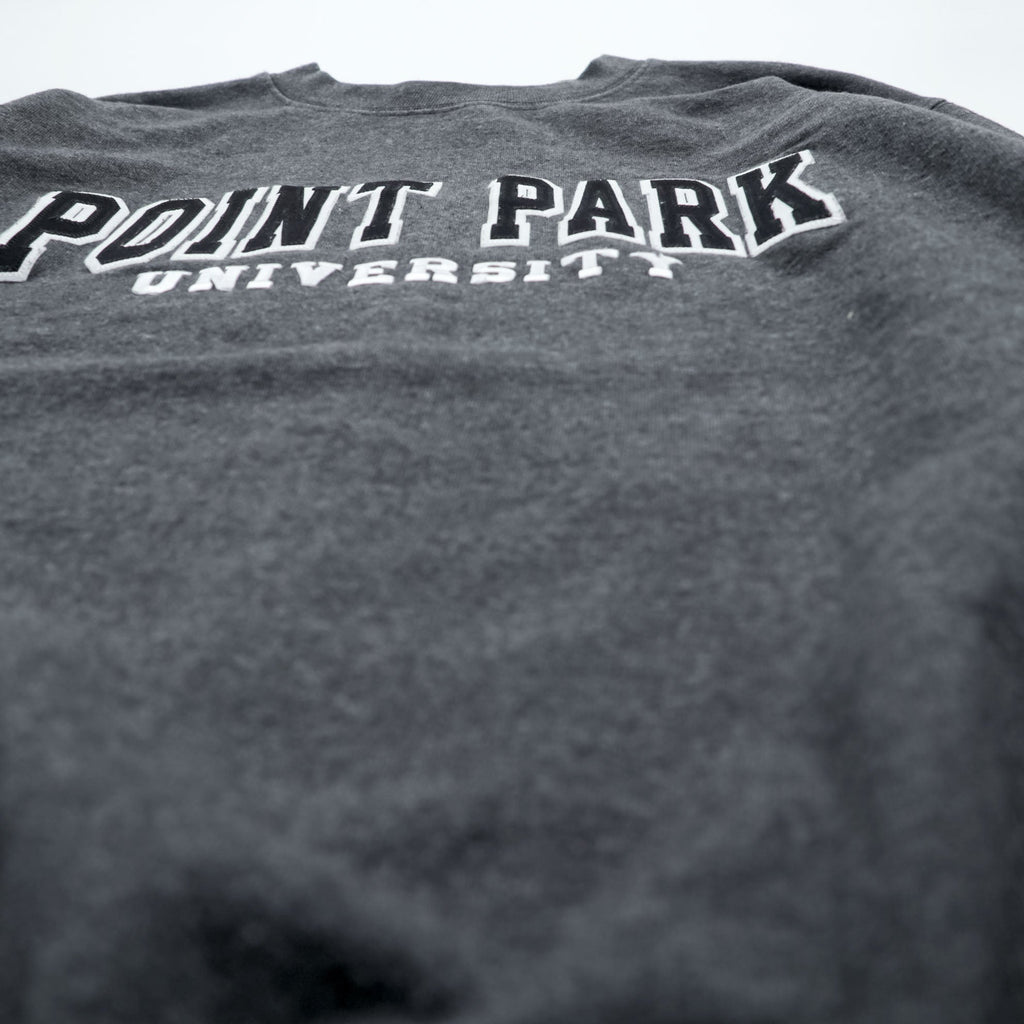 Champion カレッジ スウェット トレーナー S グレー 裏起毛 コットン ECO FLEECE POINT PARK