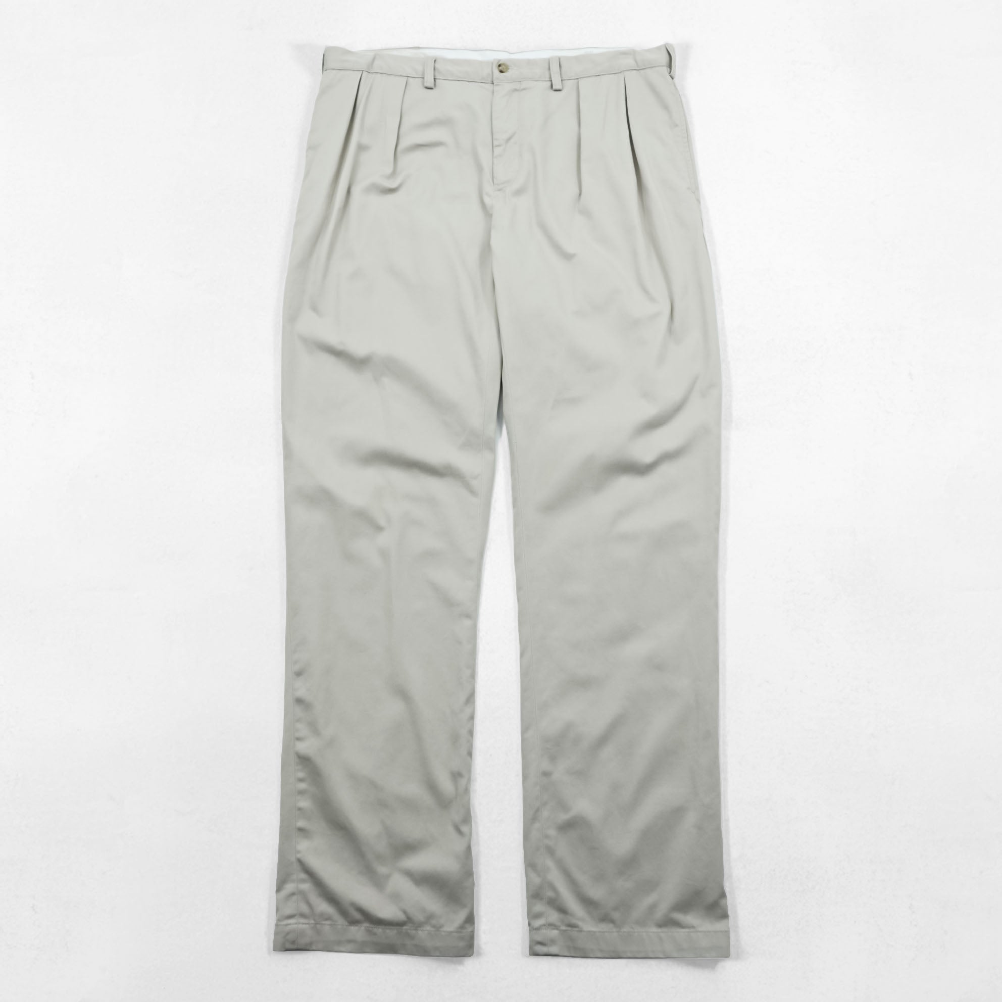 Polo Ralph Lauren ポロチノ CLASSIC FIT 2タック チノパンツ ワークパンツ L ベージュ