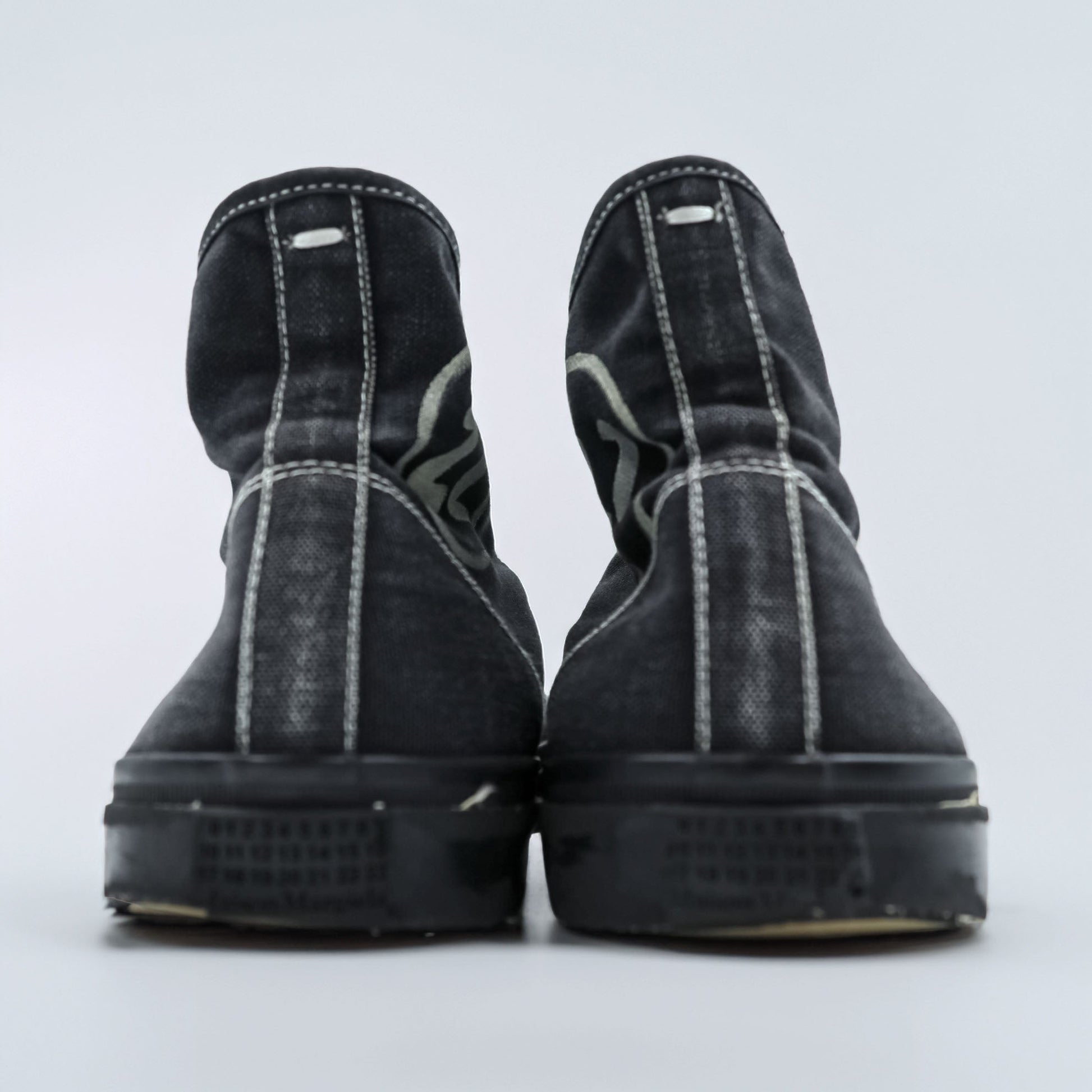 Maison Margiela タビ キャンバス ハイ 足袋 ハイカットスニーカー 26cm ブラック 22 S37WS0577