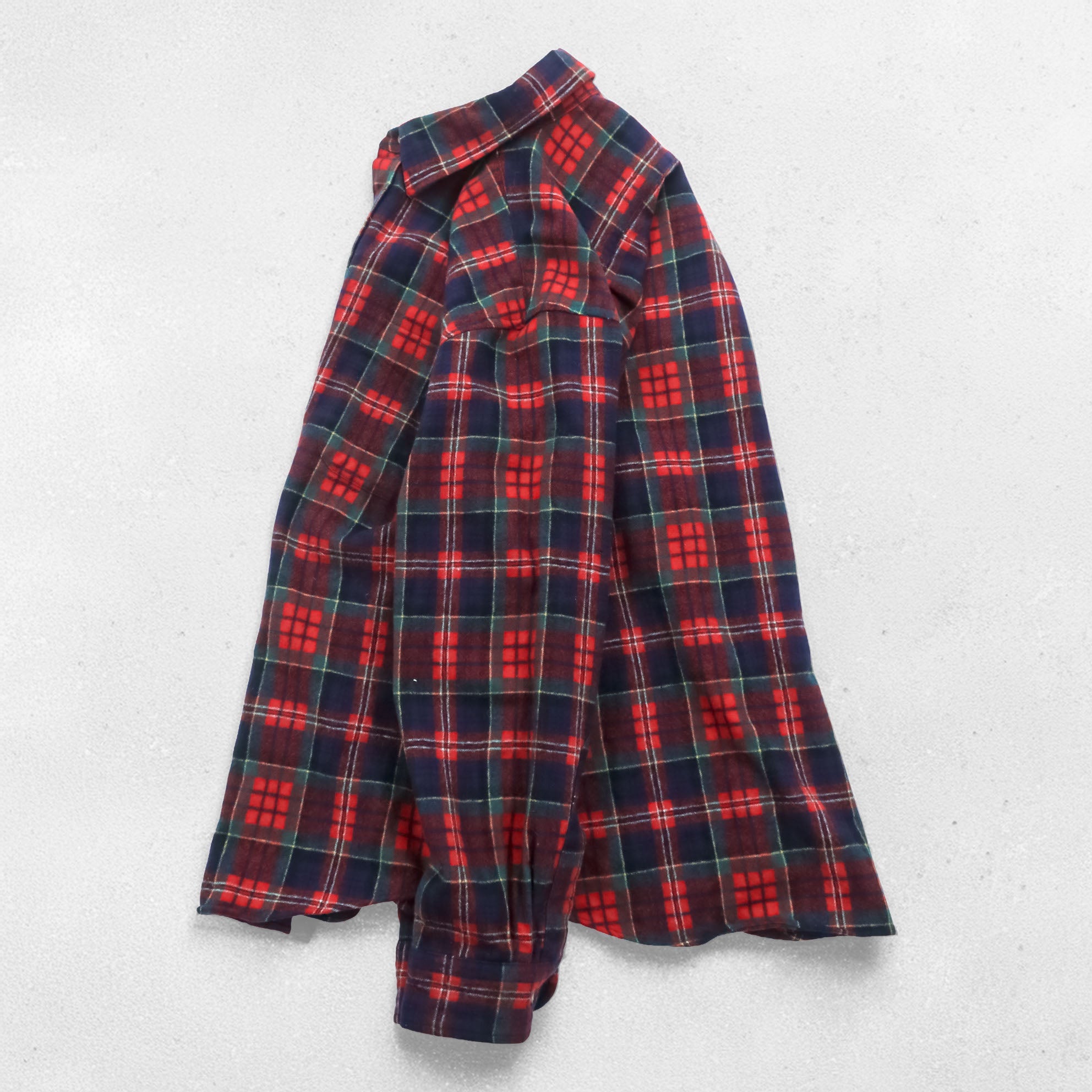 PENDLETON フランネルシャツ 長袖 ウールシャツ M チェック レッド 胸ポケット VIRGIN WOOL