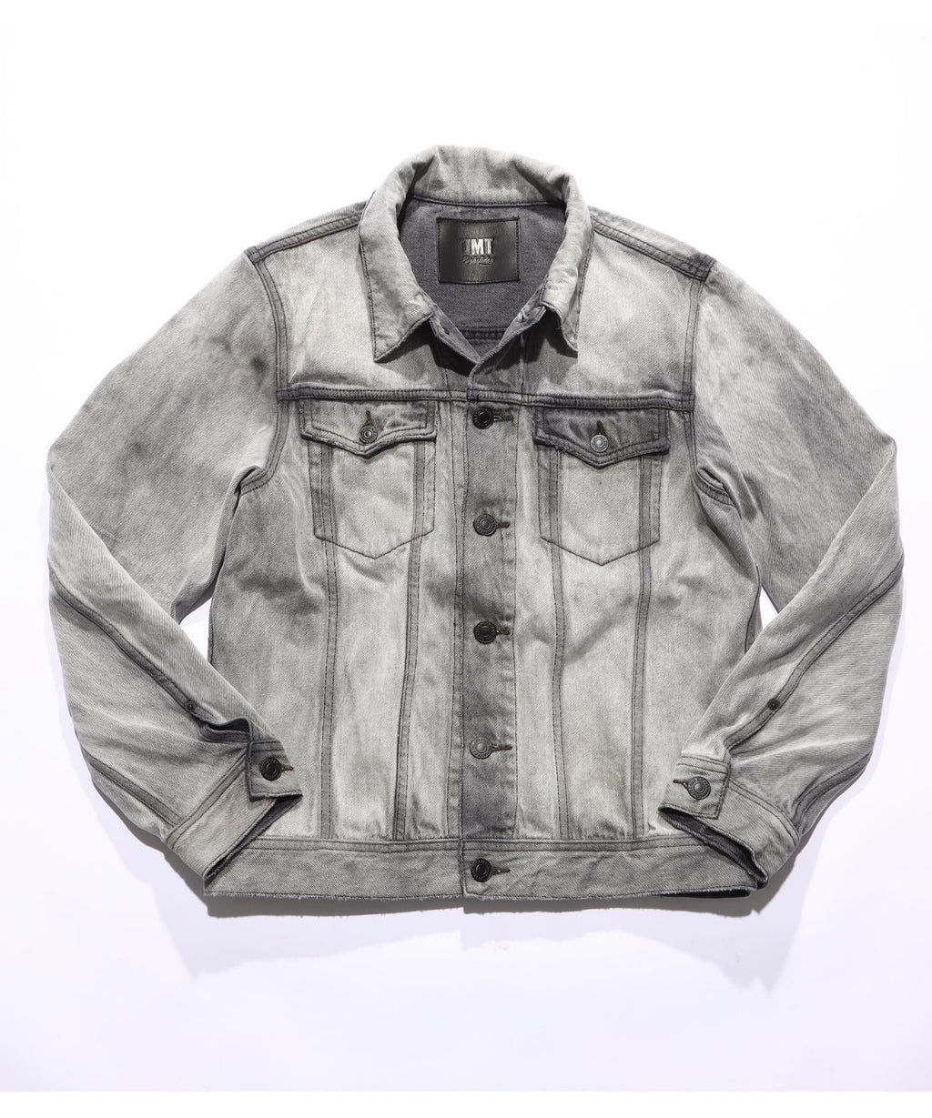 12oz SOFT BLACK DENIM TRUCKER JACKET
