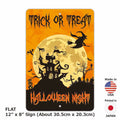 【長方形看板】ハロウィン / トリック・オア・トリート/アメリカ製オリジナル看板(約20x30cm)