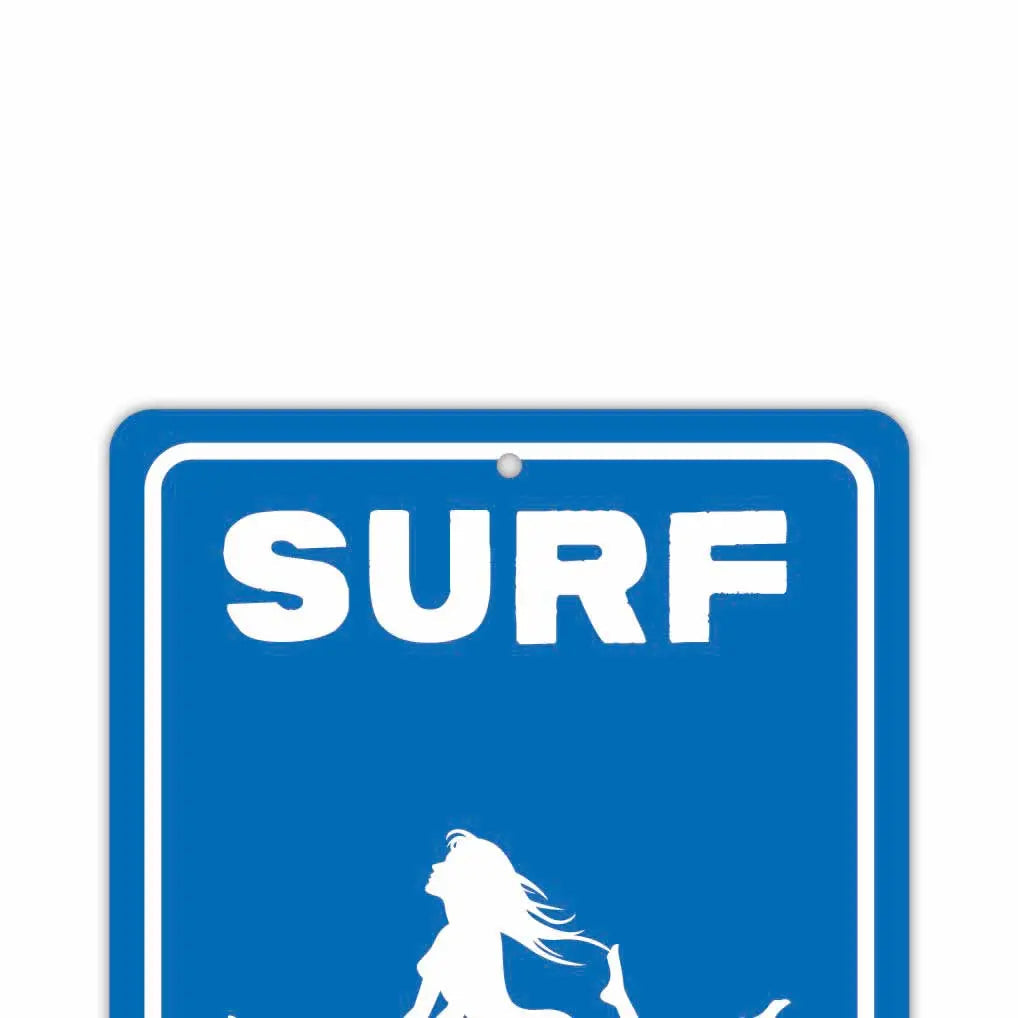 【Insegna rettangolare】Surf tutti i giorni, tutto il giorno / Insegna originale Made in USA (circa 20x30cm)