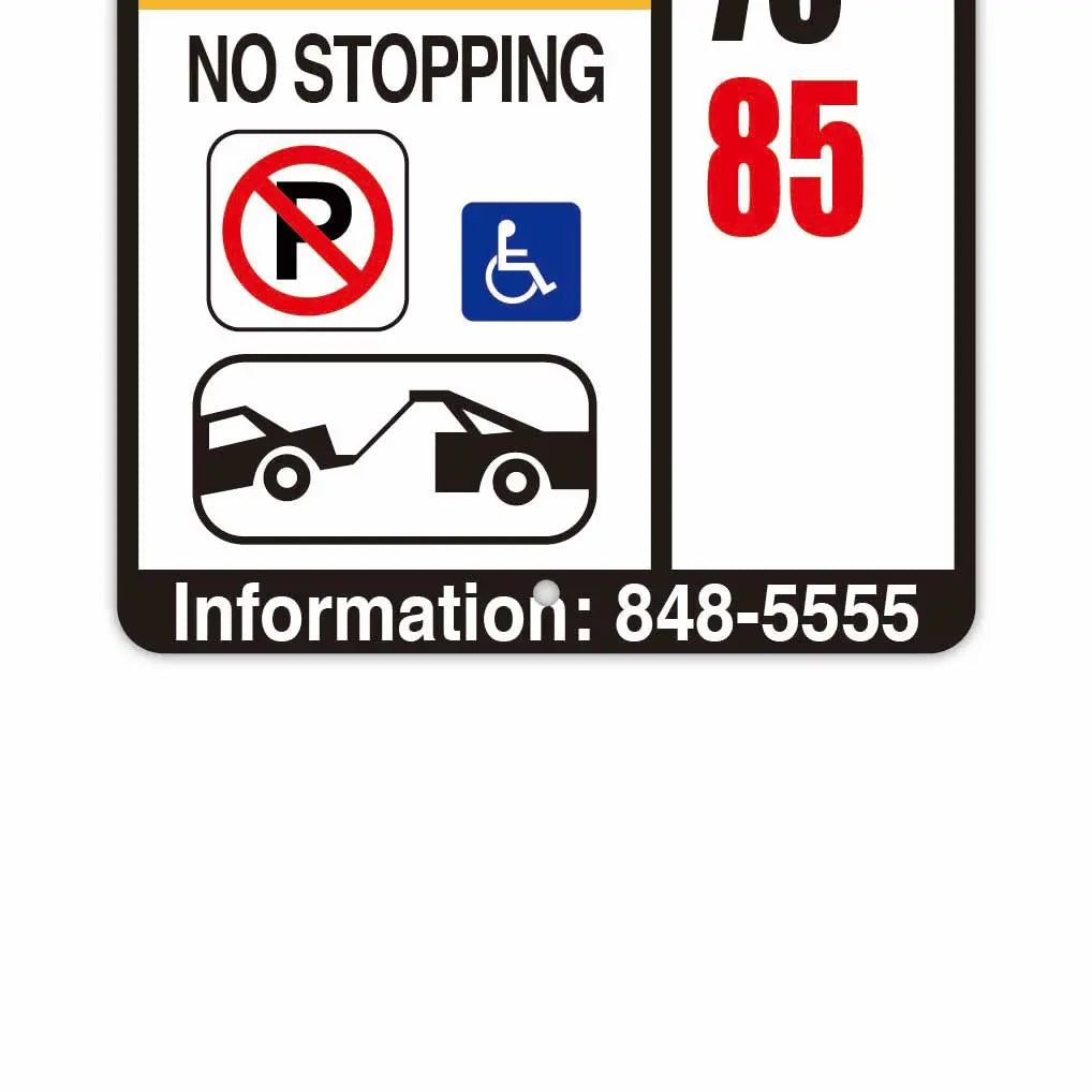 【Insegna rettangolare】Fermata dell'autobus delle Hawaii/Insegna originale americana (circa 20x30 cm)