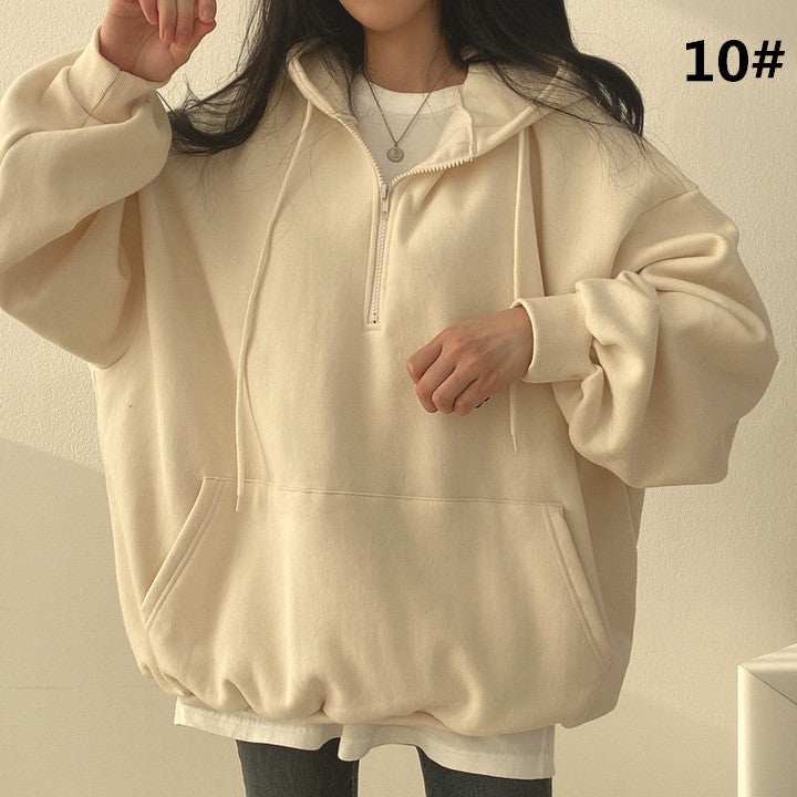 Felpa con cappuccio da donna, autunnale/invernale, pullover, top, con cappuccio, casual, oversize, molto popolare su Instagram