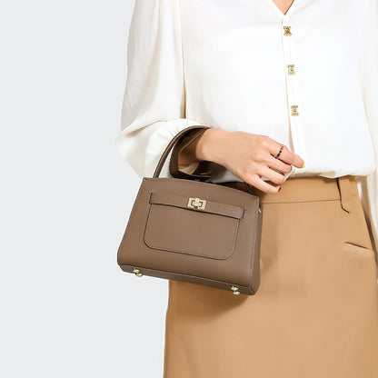 Nuova borsa a tracolla/borsa a mano in vera pelle, elegante, da donna, alla moda