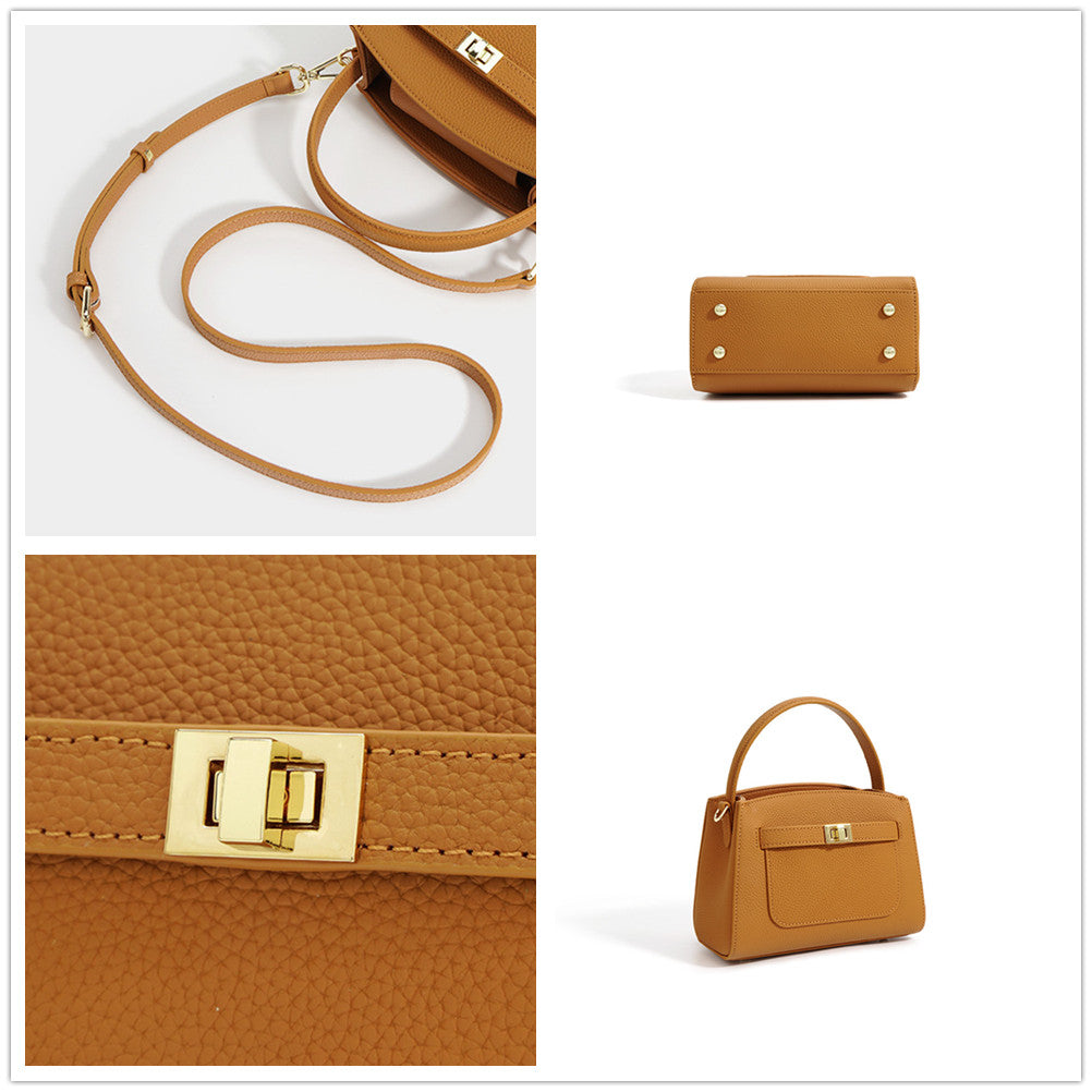 Nuova borsa a tracolla/borsa a mano in vera pelle, elegante, da donna, alla moda