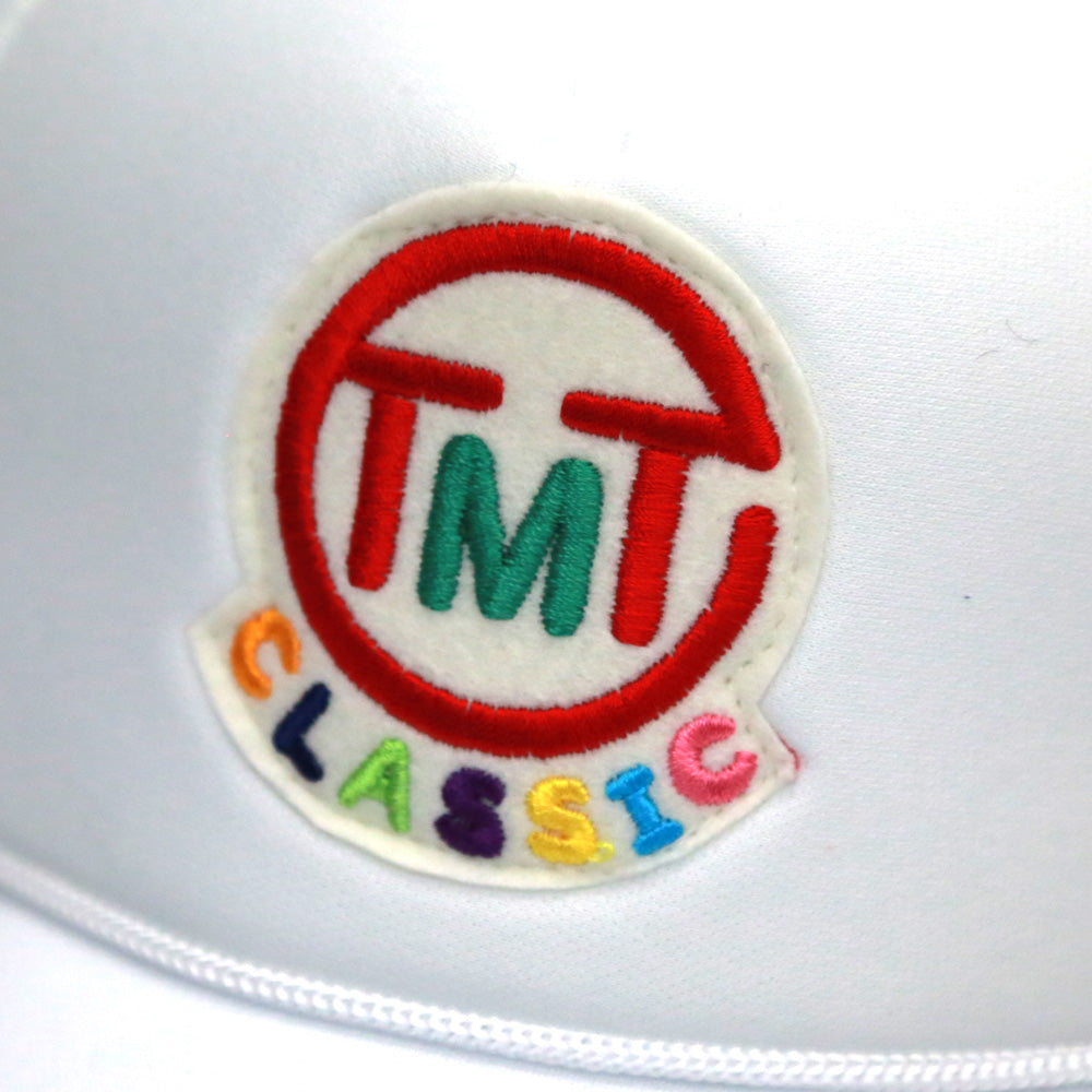 CIRCLE LOGO MESH CAP / BIANCO