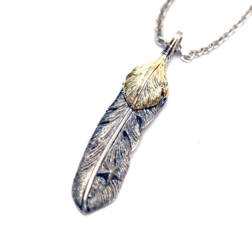 DOUBLE FEATHER TOP(LARGE) / ARGENTO