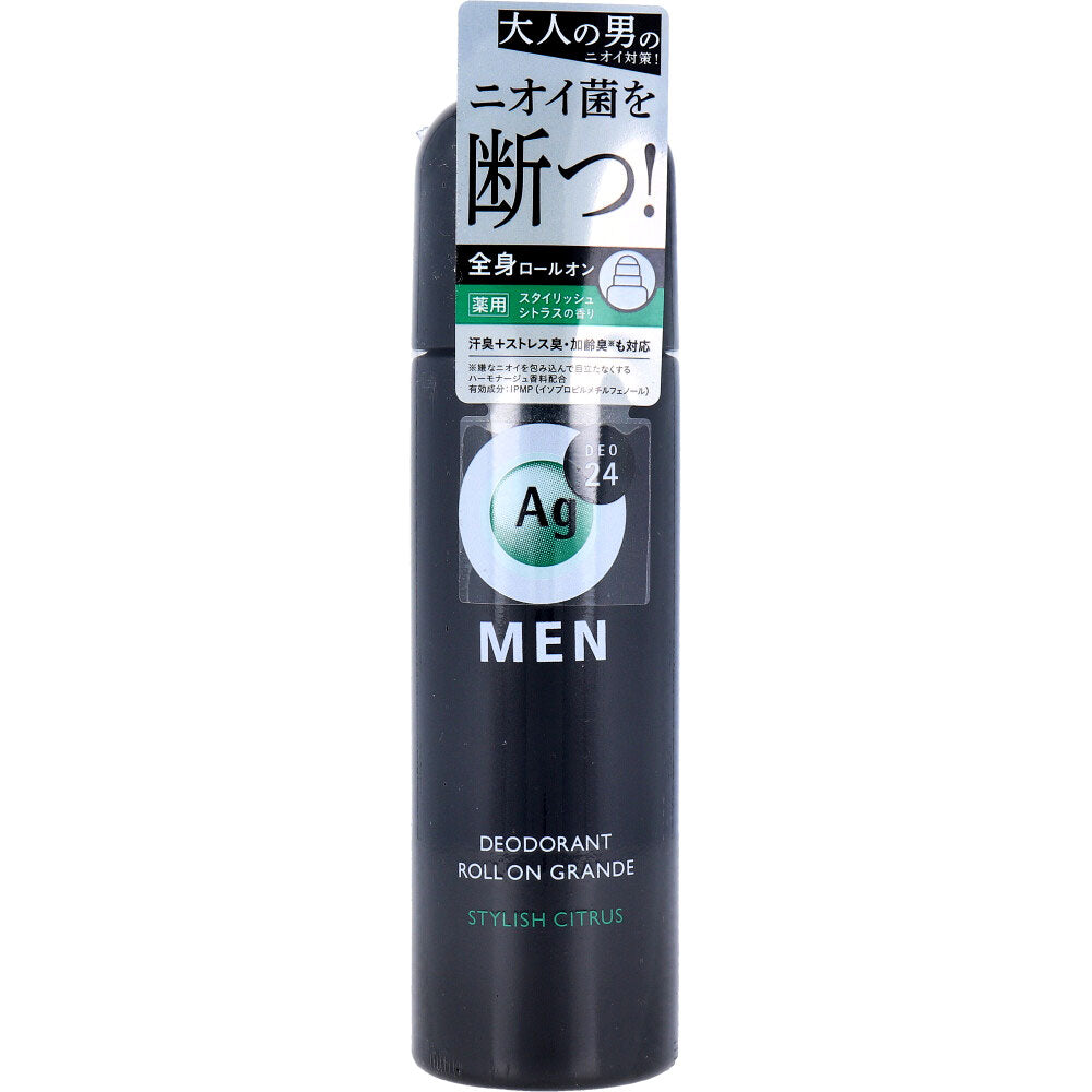 Ag DEO 24 MEN Deodorante Roll-on Grande Stylish Citrus 120 mL