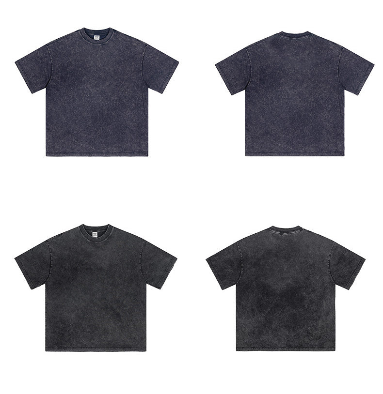 メンズ ビンテージ風 半袖Tシャツ 男女兼用 ストリート系 トップス 春夏 2025新作★全7色