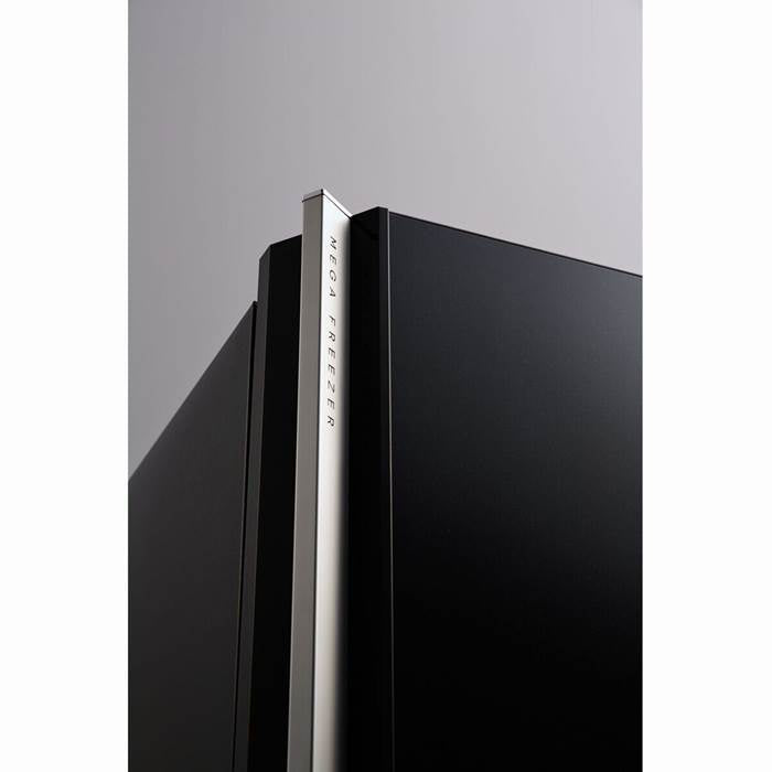 シャープ 600L 冷蔵庫 大型 SJ-60H-B (冷蔵庫422L+冷凍庫178L) 右開き ブラック
