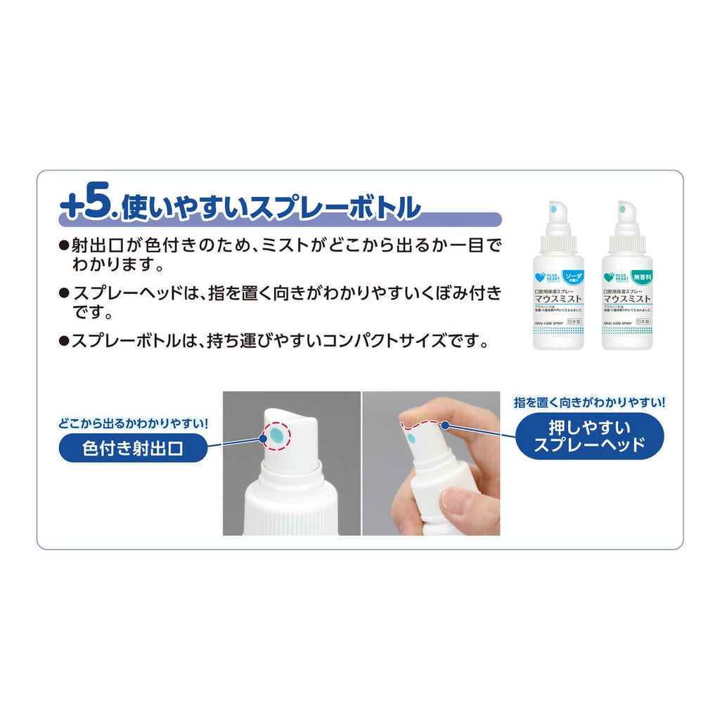 プラスハート 口腔用保湿スプレー マウスミスト 50ml x 2個セット