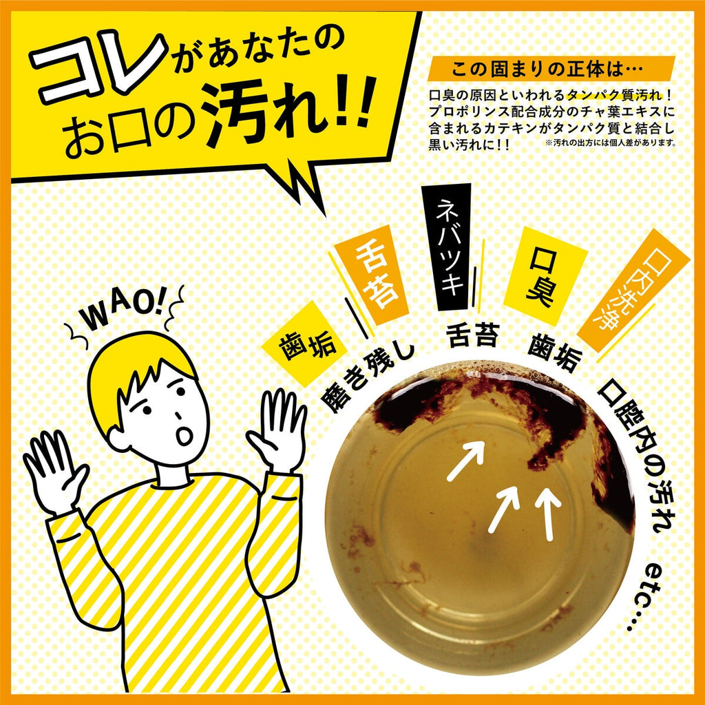 プロポリンス 汚れが見える マウスウォッシュ 1L x 3本セット