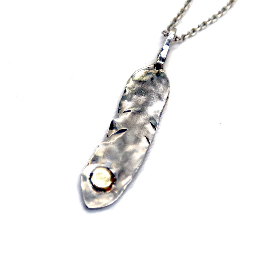 DOUBLE FEATHER TOP(LARGE) / ARGENTO