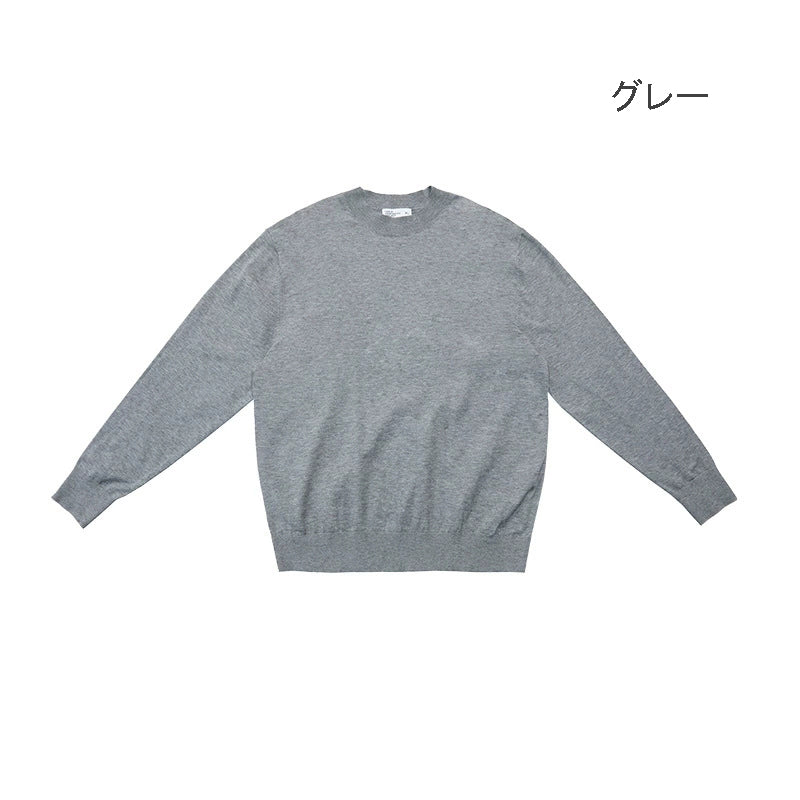 Maglione girocollo unisex a tinta unita a maniche lunghe, stile streetwear, top autunnale e invernale 2025, nuova collezione★Disponibile in 3 colori