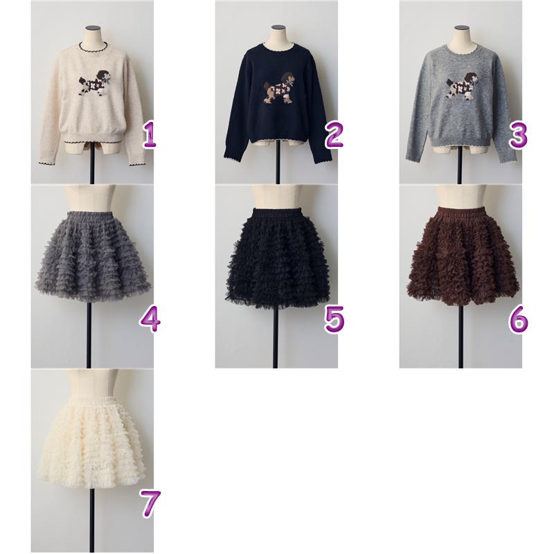 レディース服★ファッション洋服★セーター&スカート分けて★