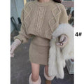 Abito in maglia, abito, maglieria, tunica, maniche lunghe, autunno e inverno, casual, abito in maglia