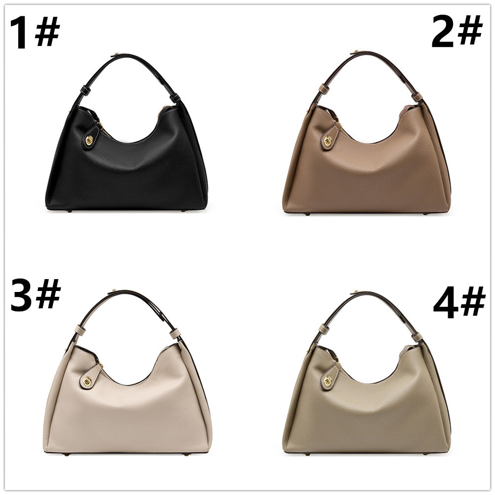 Borsa in vera pelle nuova collezione 2026, a tracolla, a mano, a bandoliera, a spalla, da donna, elegante