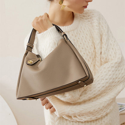 Borsa in vera pelle nuova collezione 2026, a tracolla, a mano, a bandoliera, a spalla, da donna, elegante
