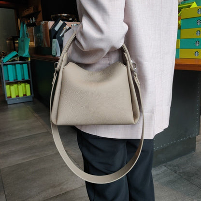 Novità 2026 Borsa a tracolla in vera pelle, borsa a mano, borsa 2WAY, da portare a spalla o a tracolla, da donna, elegante.